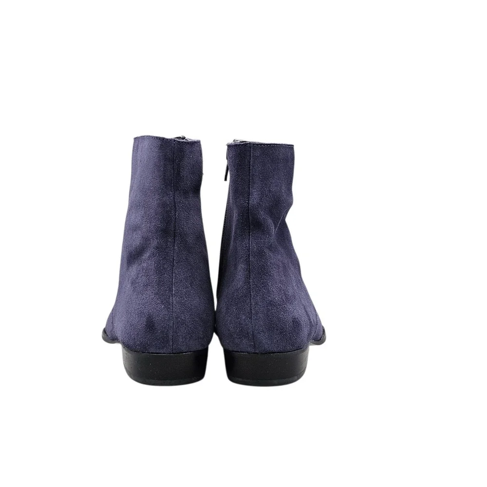 Matisse Women's Size 7.5 M US NWOB Bliss Blue Suede Leather Pointed Toe‎ Booties